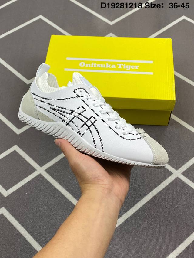 亚瑟士 Onitsuka Tiger鬼塚虎 Sclaw 轻便舒适 防滑耐磨透气支撑 低帮 生活休闲鞋 男女同款，复古美学极简风格，配色独具个性又超级好看。鞋口织