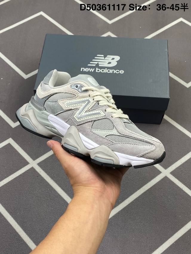 Nb 新百伦 New Balance Nb9060小象蹄男女款9060舒适百搭老爹鞋。全新 9060 款式将经典风格与现代设计融合到日常多功能性中。 9060