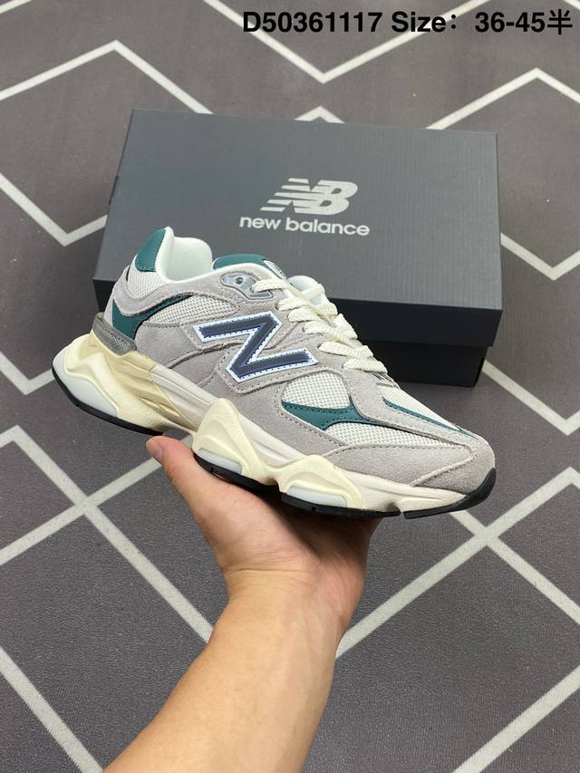 Nb 新百伦 New Balance Nb9060小象蹄男女款9060舒适百搭老爹鞋。全新 9060 款式将经典风格与现代设计融合到日常多功能性中。 9060