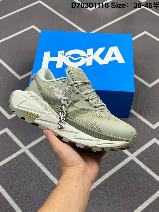 霍卡 Hoka One One 大地飞越 Skyline Float X 系列 网面透气 防滑轻便厚底跑步鞋天际线X老爹鞋，户外缓震越野徒步鞋 缓冲性为各种阶段