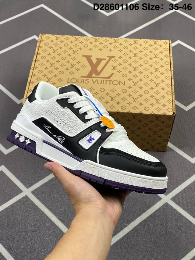 Louis Vuitton Lv路易威登驴牌经典 老爹鞋 小红书爆款 Archlight Sneaker在外形上面并非完全是复古风的老爹鞋，而是将老爹鞋的线条和