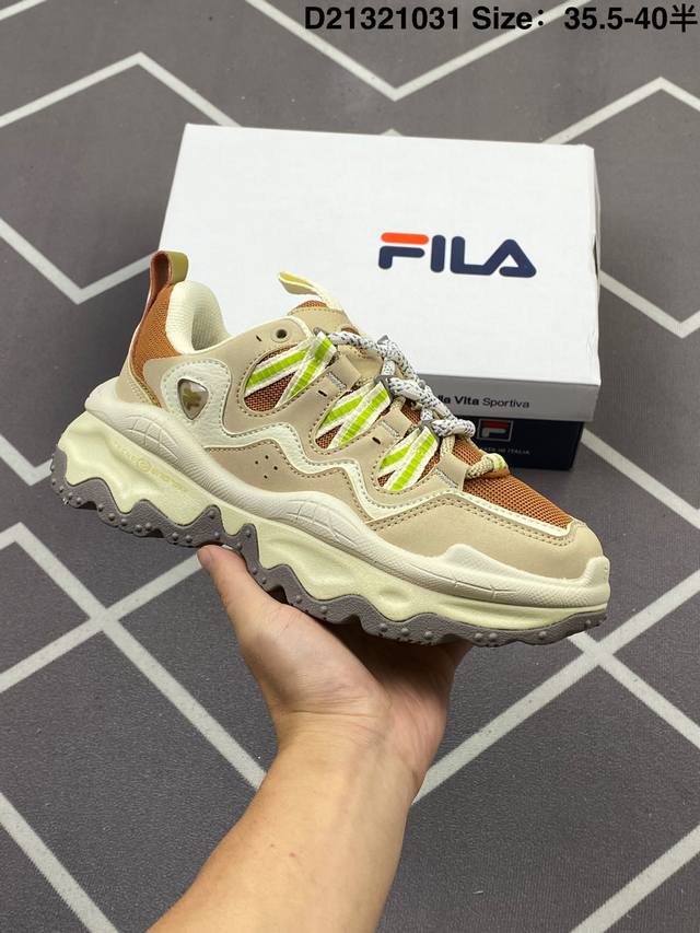 斐乐 男鞋 Fila Fusion 意大利百年经典运动品牌，网红单品 小红书推荐爆款 Fila斐乐火星鞋新款厚底增高运动鞋 复古百搭老爹鞋 斐乐潮牌文化篮球鞋 - 点击图像关闭