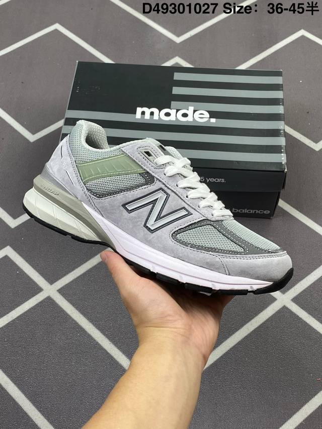 New Balance 新百伦 Nb990 真标带半码 新百伦M990系列 Nb经典休闲运动慢跑鞋 简约舒适百搭时尚复古老爹鞋。990系列是New Balanc