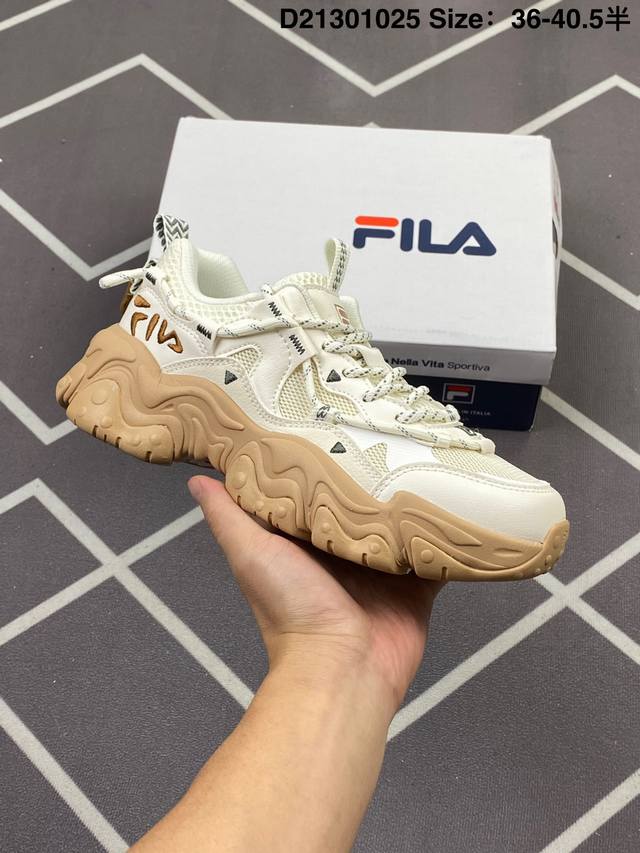 斐乐 Fila Fusion 意大利百年经典运动品牌，网红单品 小红书推荐爆款 Fila斐乐火星鞋新款厚底增高运动鞋 复古百搭老爹鞋 斐乐潮牌文化篮球鞋 街头风