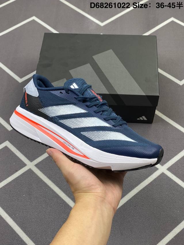 阿迪达斯 Adizero Sl 训练备赛马拉松跑步运动鞋 闪充跑鞋 厚底增高老爹鞋，适合长短跑训练的跑步鞋。Adidas Adizero Sl是一款动感十足的训