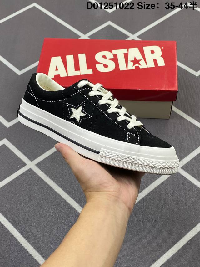 Converse匡威低帮帆布厚底透气新款休闲百搭板鞋 D0 1022 Size：35-44半