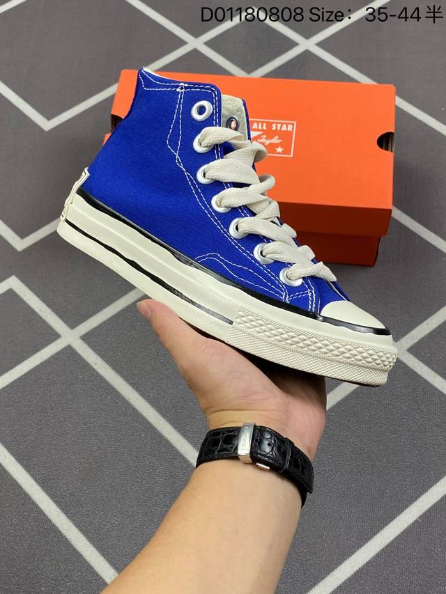 Converse All Star 低帮男女鞋厚底增高 一星匡威全明星复古 休闲运动硫化百搭板鞋 经典帆布鞋学院风学生鞋 这个系列是匡威最古老的系列了。是匡威品