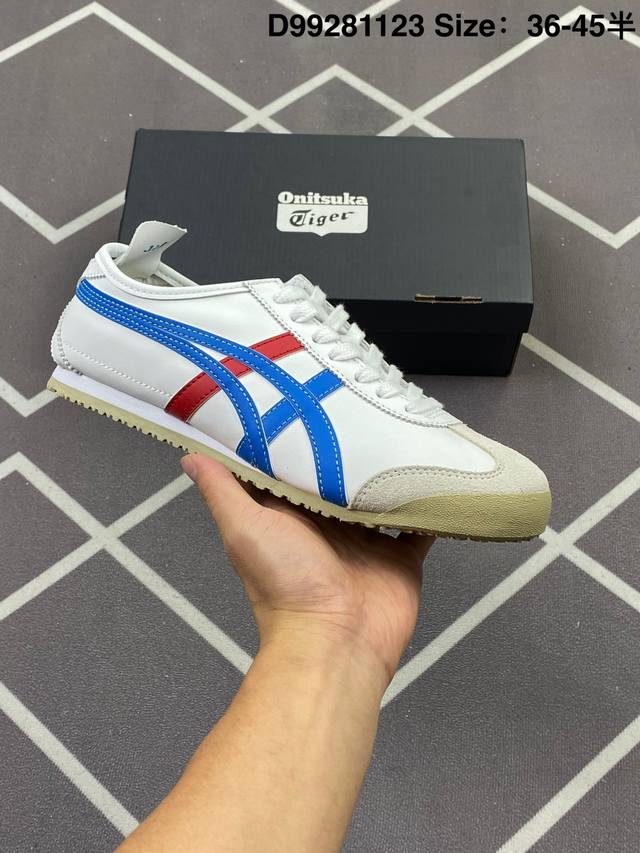 Asics 亚瑟士 Onitsuka Tiger 鬼冢虎 原装四联吊牌 中底纸板钢印 日系轻便运动休闲鞋Dl408-0146 尺码：36 37 37.5 38