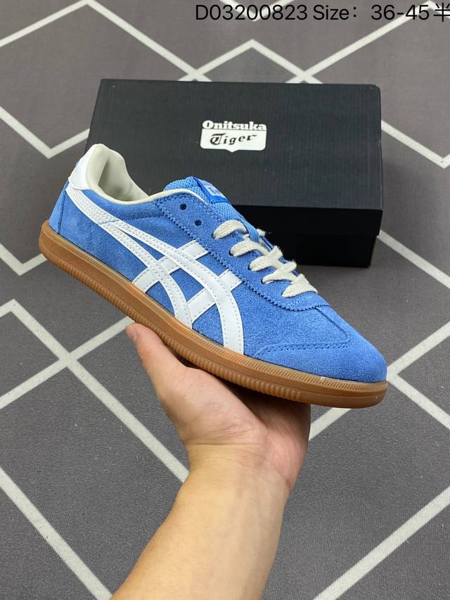 Asics Onitsuka Tiger Tokuten 亚瑟士鬼冢虎中性复古运动板鞋 轻盈舒适 时尚与复古与一体 轻盈的款式 适合夏天~简单的设定配合修长的线