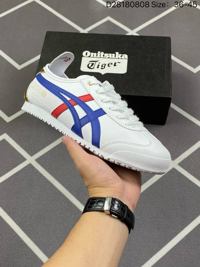 Onitsuka Tiger鬼冢虎 Mexico 66 Slip-On 一脚蹬低帮夏季透气运动休闲鞋 货号:1183A360 尺码:36 45 编码：D2818