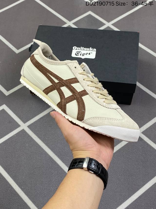 公司级Onitsuka Tiger Nippon Made 鬼冢虎手工鞋系列 最高版本Mexico 66 Deluxe メキシコ 66 デラックス独家！鞋底内置