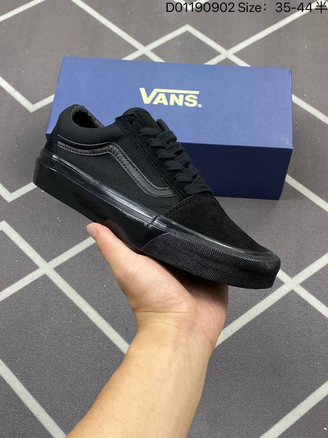 Vans 万斯 男女鞋真标硫化工艺，原钢印、材质标，加强减震Eva鞋垫装置可踩跟两穿效果范斯Vans Authentic Era Sf 中性低帮系带帆布休闲运动