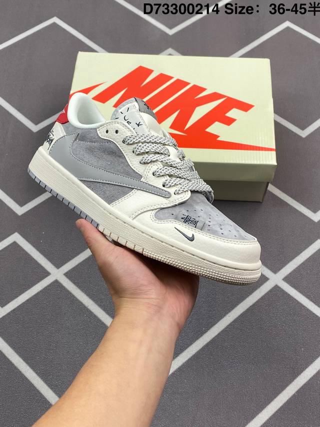 公司级Nike Air Jordan 1 Low 定制配色 定制Aj高端定制 低帮复古文化板鞋 #定制鞋盒 大厂纯原品质出货 超高清洁度 皮料切割干净无任何毛边