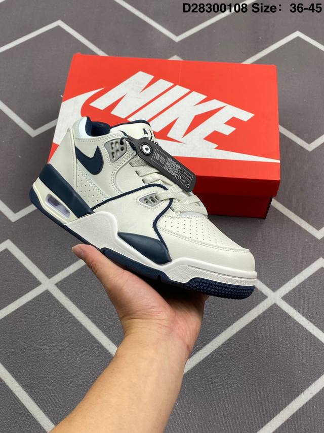 公司级耐克Nike Air Flight 89男子运动鞋 Aj4兄弟款 缓震篮球鞋 重塑80年代后期非凡篮球战靴的经典风范 利落皮革结构搭载卓越缓震系统 重现传