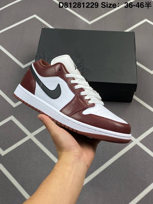 公司级 头层皮 耐克 乔丹Air Jordan 1 Low Aj1 乔1 乔丹1代Aj1 低帮复古文化休闲运动篮球鞋 复古板鞋。该鞋款从 1985 年元年款汲取