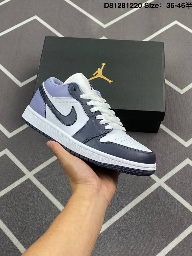 耐克 乔丹Air Jordan 1 Low Aj1 乔1 乔丹1代Aj1 低帮复古文化休闲运动篮球鞋。该鞋款从 1985 年元年款汲取设计灵感，焕新演绎简约经典