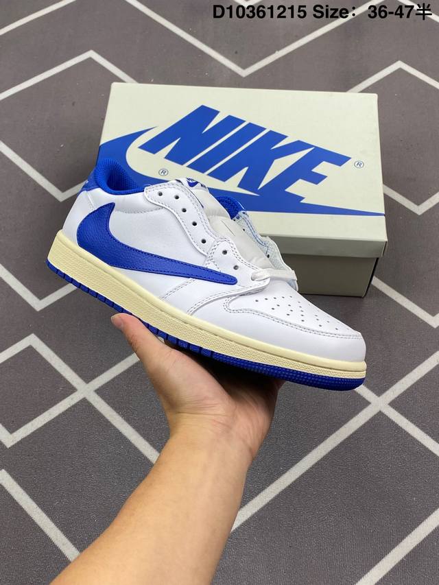 公司级 真标 耐克 Nike Air Jordan 1 Low Og Sp Military Blue Aj1乔1倒勾低帮篮球鞋 Aj1 乔丹1代 Aj1 乔1