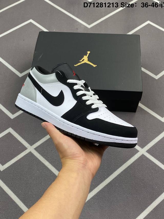 公司级 耐克 乔丹Air Jordan 1 Low Aj1 乔1 乔丹1代Aj1 低帮复古文化休闲运动篮球鞋。该鞋款从 1985 年元年款汲取设计灵感，焕新演绎