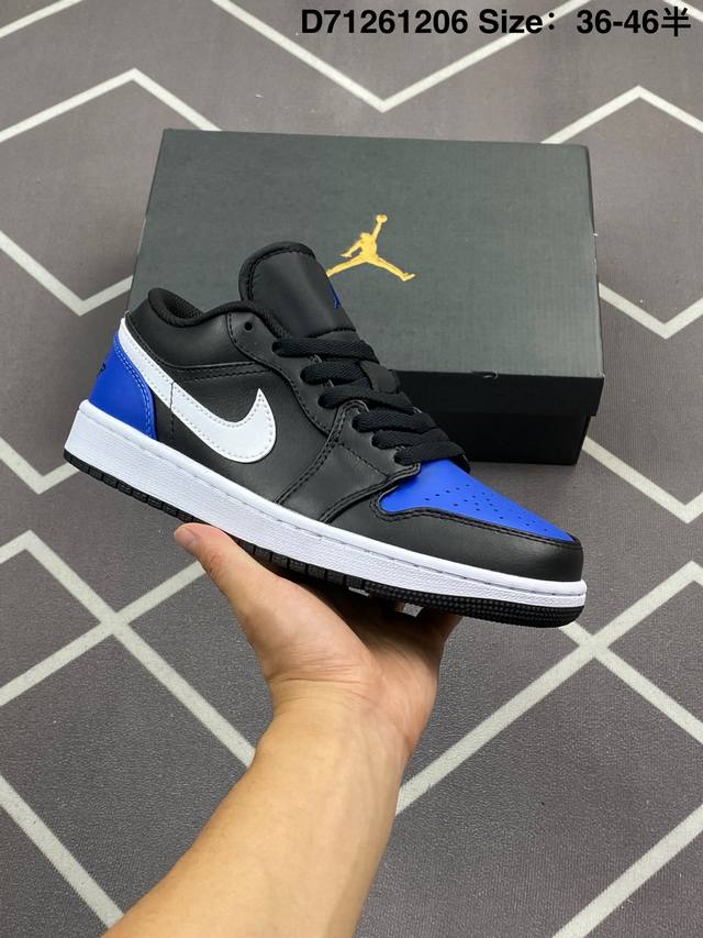 公司级Air Jordan 1 Low Aj1乔1低帮休闲板鞋 同步官方配色 市场唯一独家头层皮打造 原鞋原档案开发 原厂皮料 原档冲孔鞋头 正确满胶鞋垫 四线