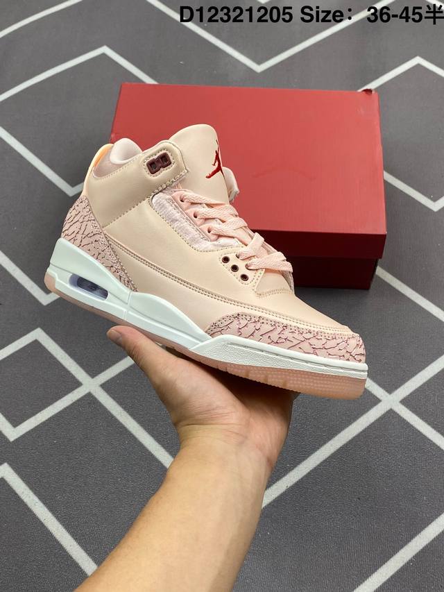 Air Jordan 3 Retro 迈克尔 乔丹Aj3代中帮复古休闲运动文化篮球鞋 货号:Ct8532 编码：D12321205 Size:36-45半