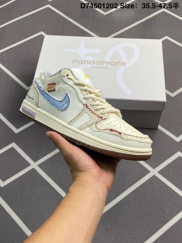 耐克 乔丹Air Jordan 1 Low Aj1 乔1 乔丹1代Aj1 低帮复古文化休闲运动篮球鞋。从1985 年面世的元年款汲取设计灵感，采用简洁大方的经典