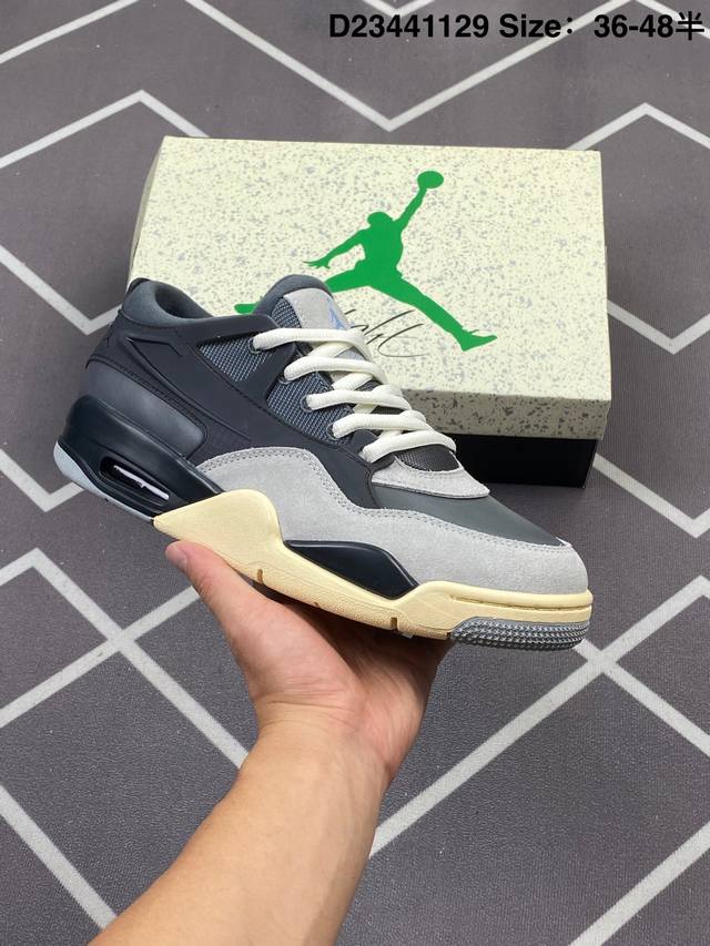 Nk Air Jordan 4 Retro Rm Light Legend Brown 迈克尔 乔丹Aj4代重置版系列低帮复古休闲运动文化篮球鞋 货号：Fq79