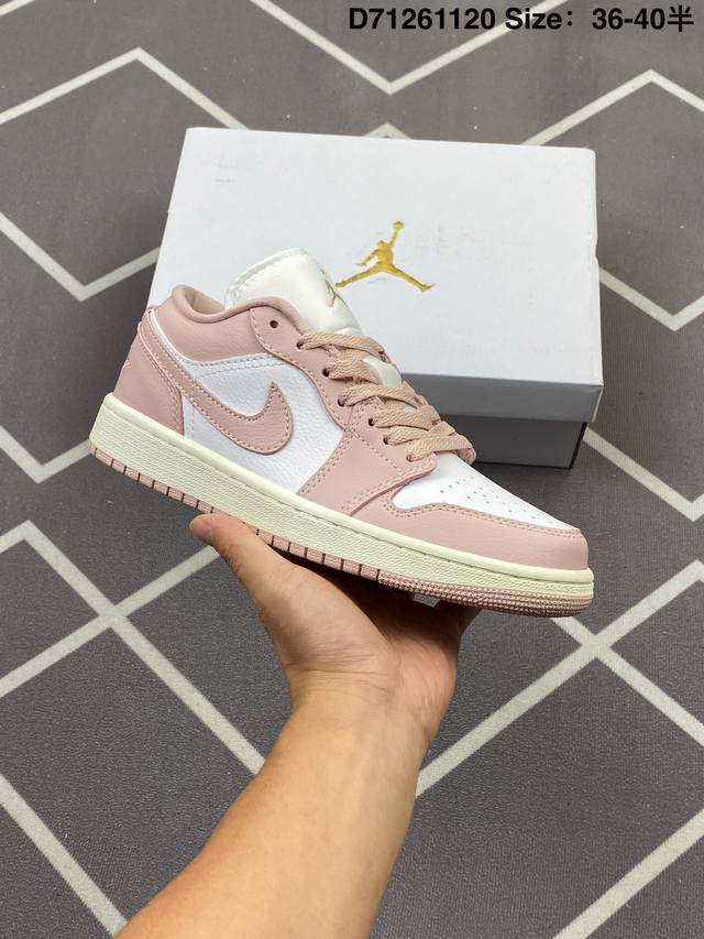 耐克 乔丹Air Jordan 1 Low Aj1 乔1 乔丹1代Aj1 低帮复古文化休闲运动篮球鞋。从1985 年面世的元年款汲取设计灵感，采用简洁大方的经典