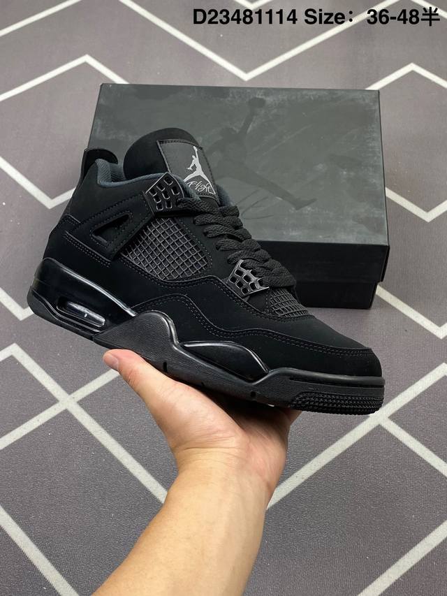 公司级 耐克 Nike Air Jordan 4 Retro Og迈克尔 乔丹Aj4代乔4 中帮复古休闲运动文化篮球鞋。秉承轻量化的速度型篮球鞋设计思想完成设计