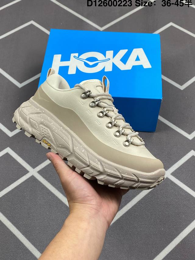 公司级Hoka One One Tor Summit 休闲美观 低帮跑步鞋 原装轻量化材料 Fresh Foam超轻量中底 全部用料过3C认证 滚动平衡科技减少