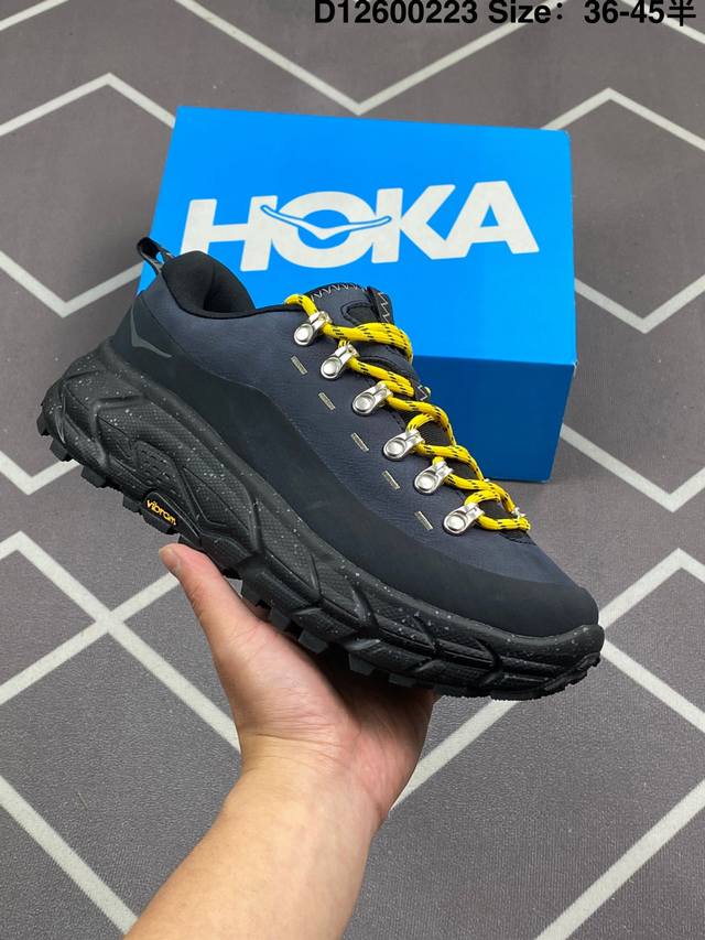 公司级Hoka One One Tor Summit 休闲美观 低帮跑步鞋 原装轻量化材料 Fresh Foam超轻量中底 全部用料过3C认证 滚动平衡科技减少