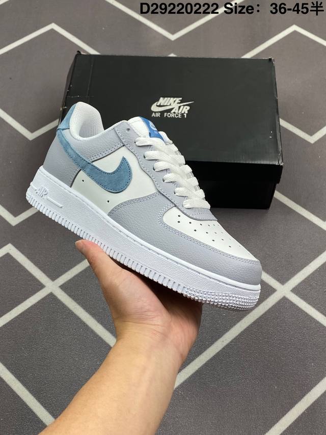 Nike Air Force 1‘07 Lv8 原楦头原纸板 打造纯正低帮空军版型 专注外贸渠道 全掌内置蜂窝气垫 原盒配件 原厂中底钢印、拉帮完美 货号:Hm