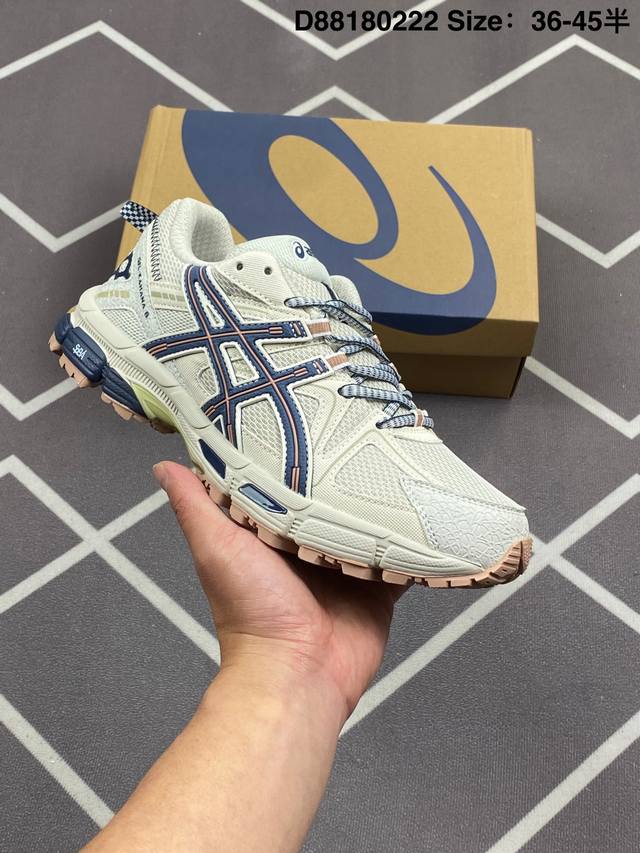 特价 Asics Cel-Kahana 8 网面休闲透气跑步鞋 鞋款采用亚瑟士Amplifoam科技 为运动中带来回弾性和轻量性感受 工程网眼鞋面提供运动中所需