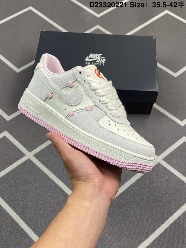 公司级 Nike Air Force 1 Low ’07 空军一号低帮休闲板鞋 高清洁度 内置全掌气垫 Size：36 36.5 37.5 38 38.5 39