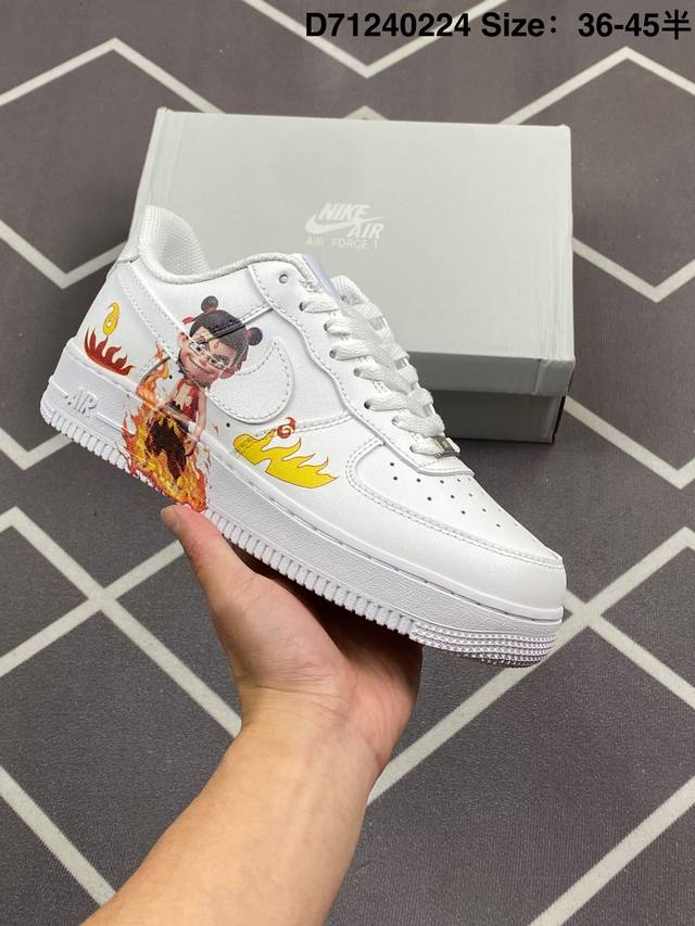 Nike Air Force 1 Low’07 空军一号低帮休闲板鞋 定制皮料 原楦原纸板 纯正空军版型 内置全掌气垫 货号：男 Cw2288-114 女 Dd