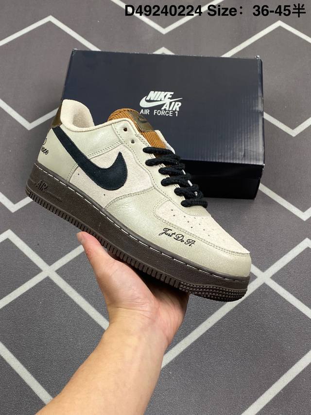 耐克 Nike Air Force 1 '07 Low 空军一号 2025年蛇年 新年鞋子 含气垫 低帮百搭厚底增高休闲运动板鞋。柔软、弹性十足的缓震性能和出色