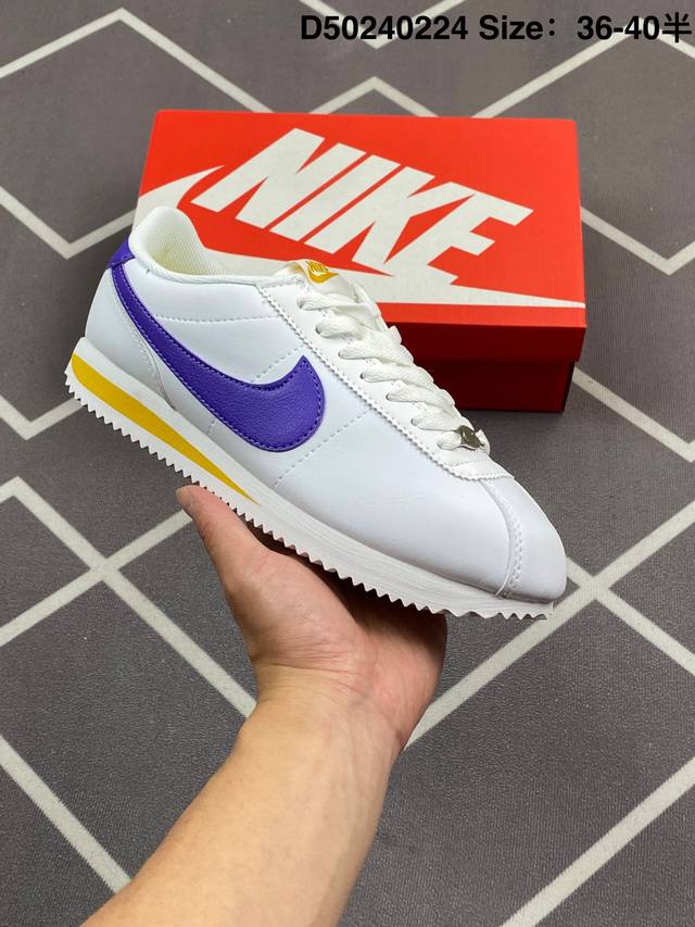 公司级耐克Nike Classic Cortez 全新配色 经典轻便舒适男子阿甘鞋休闲跑步鞋运动鞋，纯粹而执着的精神，使得Cortez种在了一代人的心里，无论是