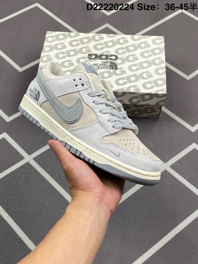 耐克Nike Sb Dunk Low 北面Cdg联名-三方联名 Sb低帮休闲板鞋 Fc1688 179 美国著名户外品牌与日本东京设计师川久保玲Cdg联合打造街