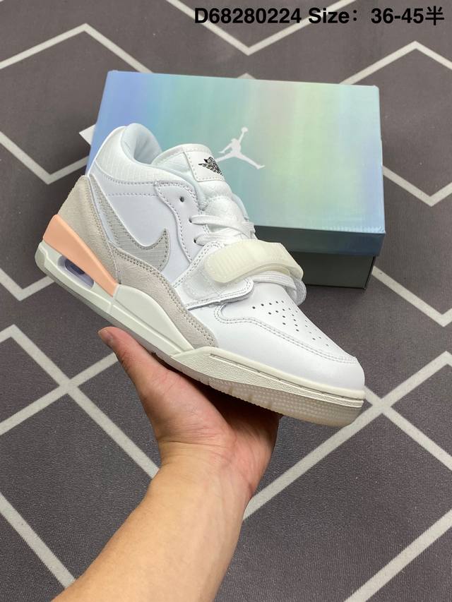 Nike Air Jordan Legacy 312 Low耐克乔丹三合一混合版本低帮文化休闲运动篮球鞋 货号:Hf3182-100 尺码:36 36.5 37