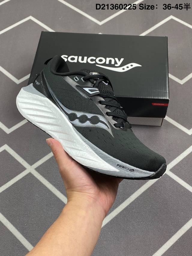 公司级Saucony Triumph 22 索康尼胜利 旗舰级缓震 慢跑减震透气 低帮训练跑步鞋 货号:S20964-250 尺码:如图 D21360225