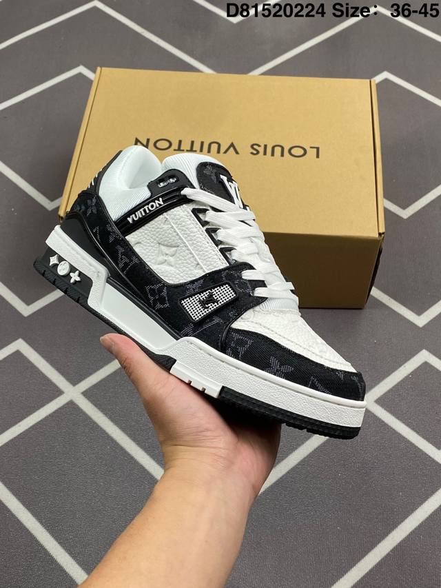 Louis Vuitton Lv路易威登驴牌经典 老爹鞋 小红书爆款 Archlight Sneaker在外形上面并非完全是复古风的老爹鞋，而是将老爹鞋的线条和