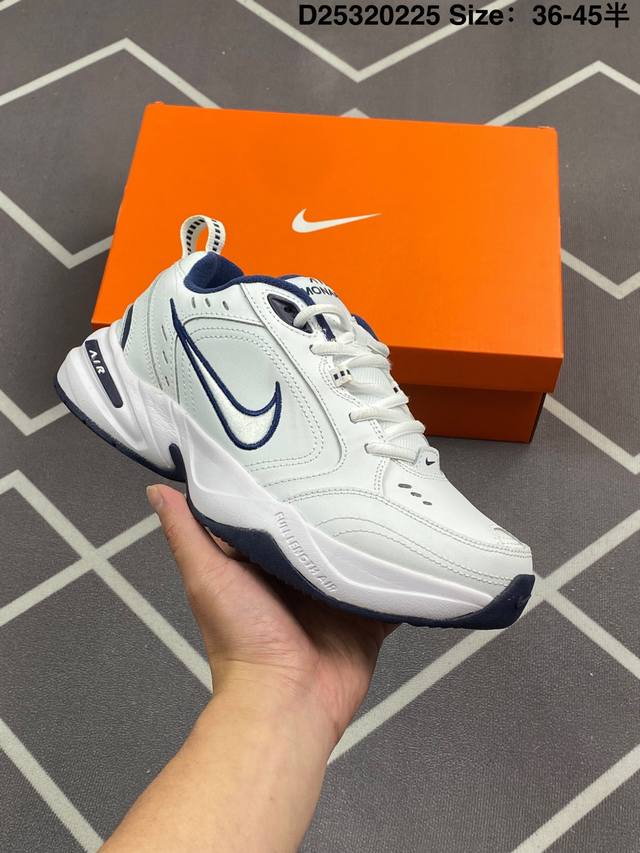 公司级Nike Air Monarch Iv皮革 日常百搭 減震防滑 低帮生活休闲鞋 货号:415445-103 尺码:如图 D2535