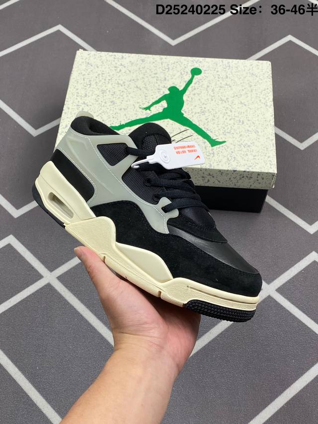 Nigel Sylvester X Jordan Air Jordan 4 Rm “Legend Light Brown” Aj4低帮 复刻麂皮 职业 Bmx