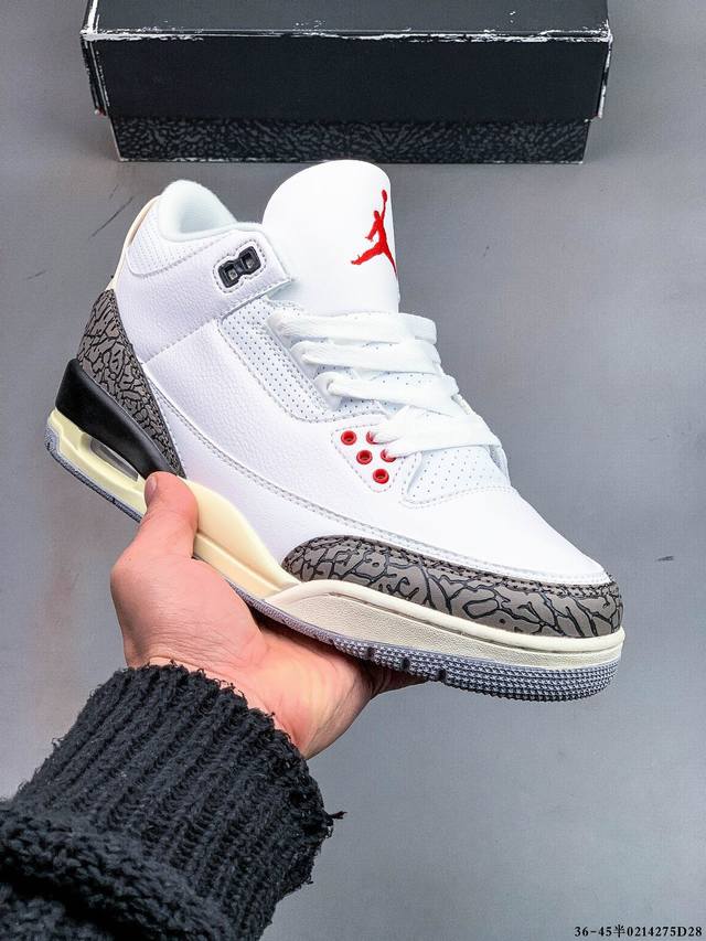 公司级！乔丹 Air Jordan 3 Retro Tinker Nrg Aj3 乔3 低帮复古休闲运动文化篮球鞋 0214275D28 - 点击图像关闭