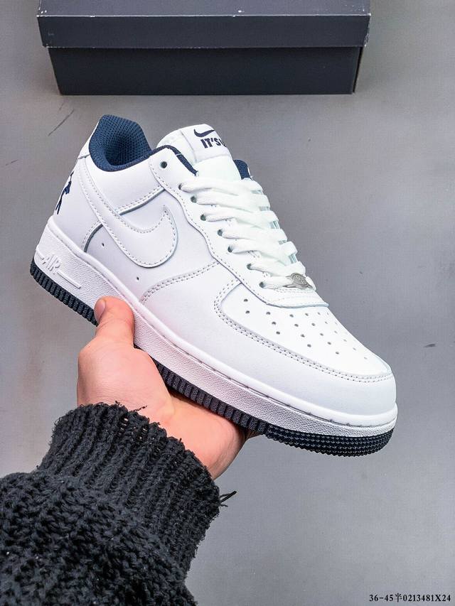 真标半码！耐克Nike Air Force 1 Low 空军一号低帮经典百搭休闲板鞋 0213481X24