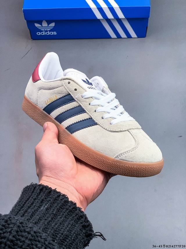 阿迪达斯Adidas Gazelle 低帮复古百搭休闲运动板鞋 0214277F20 - 点击图像关闭