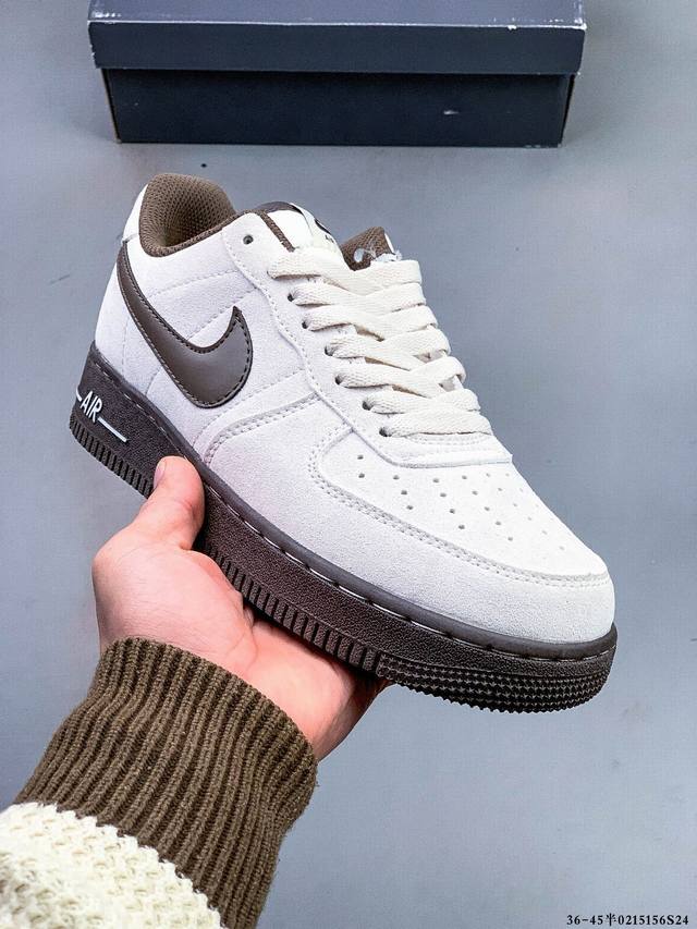 真标半码！耐克Nike Air Force 1 Low 空军一号低帮经典百搭休闲板鞋 0215156S24