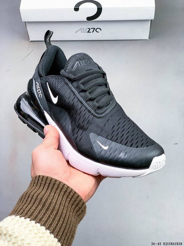 耐克Nike Air Max 270 经典缓震透气运动休闲鞋 0215861S18