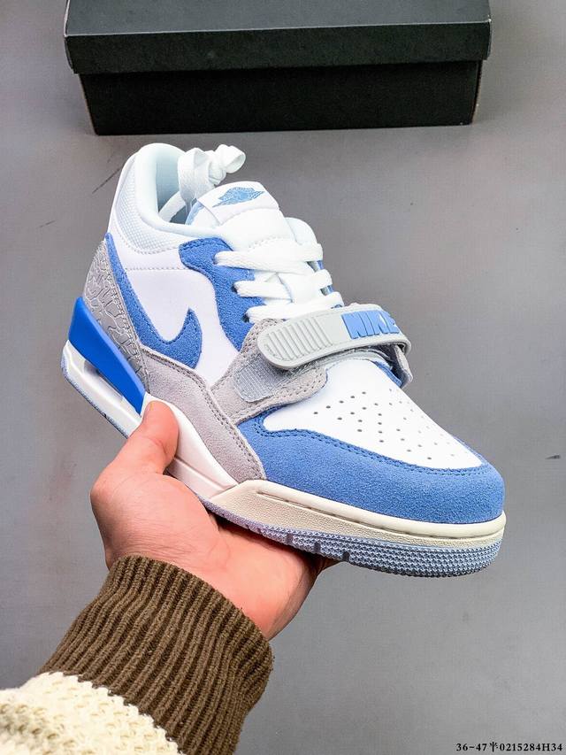 公司级头层！乔丹 Jordan Legacy 312 Low 乔312 混合版本低帮休闲运动篮球鞋 0215284H34