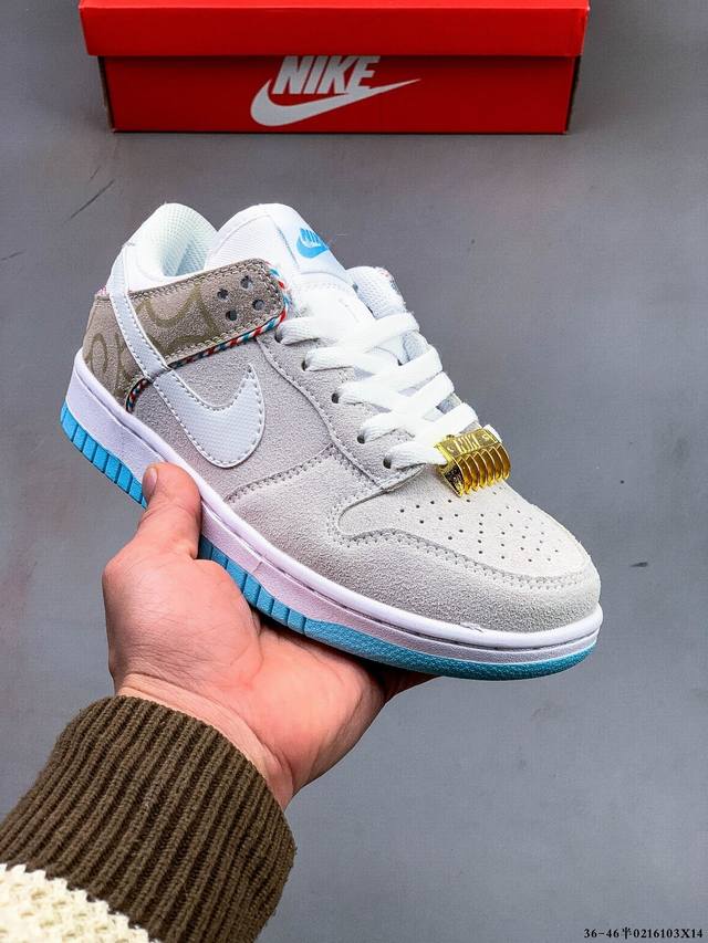 真标半码！耐克Nike Sb Dunk Low Pro经典百搭休闲滑板鞋 0216103X14