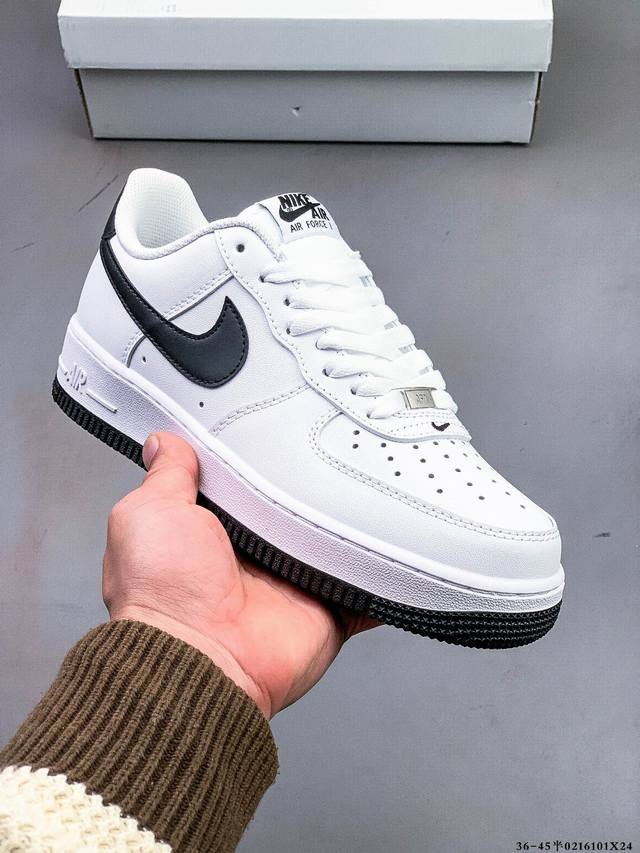 真标半码！耐克Nike Air Force 1 Low 空军一号低帮经典百搭休闲板鞋 0216101X24